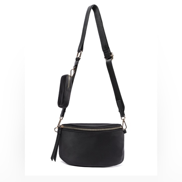 Like Dreams Out Of Norm Fanny Pack. Black/Gold. - Picture 1 of 15